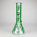 12" Panda & Bamboo Beaker Glass Bong – 7mm Thick with Ice Pinch Glass Bong RMG WHOLESALE