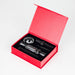 Glass Nectar Collector Kit with Titanium Tip – Complete Set in Premium Red Box Glass Hand Pipe RMG WHOLESALE