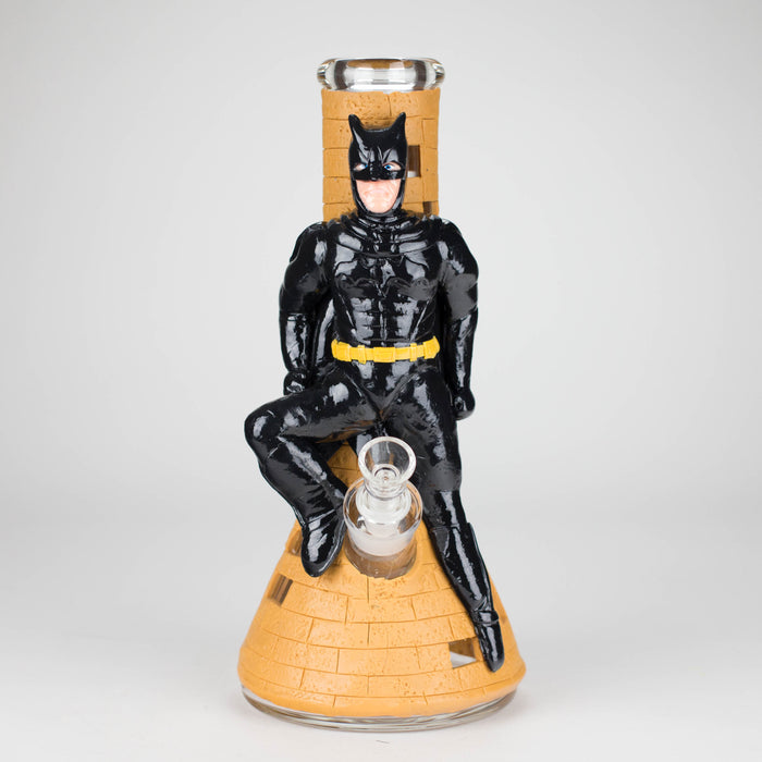 12" Bat Hero Tower Glass Bong – 9mm Thick Collectible Glass Bongs RMG WHOLESALE