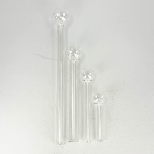 High Quality Glass Oil Burner – Clear (4", 6", 8", 12") Glass Hand Pipe RMG WHOLESALE
