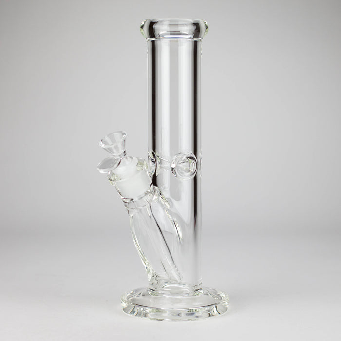 12" Cylindrical Clear Water Pipe – Straight Tube Bong | 9mm Thick Glass Bong RMG WHOLESALE