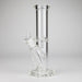 12" Cylindrical Clear Water Pipe – Straight Tube Bong | 9mm Thick Glass Bong RMG WHOLESALE