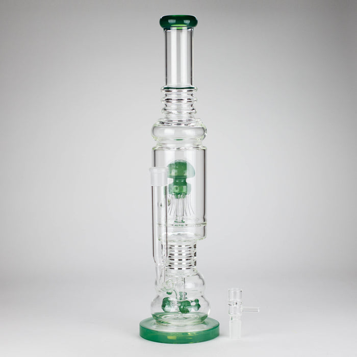 18" Heavy-Duty Sour Button Water Pipe Glass Bong RMG WHOLESALE