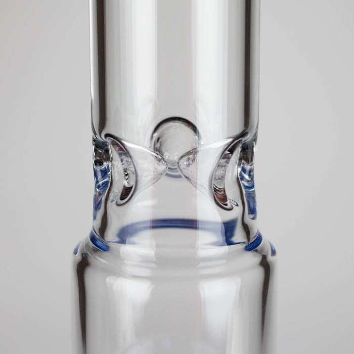 17" Blue Honeycomb Cycler Glass Bong – 4 Honeycomb Diffusers Bongs RMG WHOLESALE