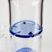 17" Blue Honeycomb Cycler Glass Bong – 4 Honeycomb Diffusers Bongs RMG WHOLESALE