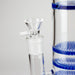 17" Blue Honeycomb Cycler Glass Bong – 4 Honeycomb Diffusers Bongs RMG WHOLESALE