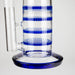 17" Blue Honeycomb Cycler Glass Bong – 4 Honeycomb Diffusers Bongs RMG WHOLESALE