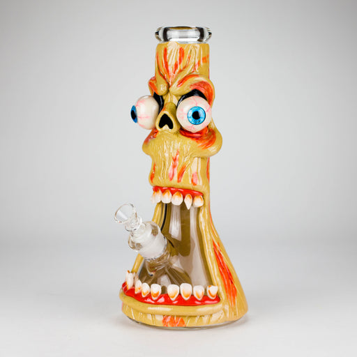 12" Monster Zombie Face Glass Bong – 9mm Thick Bongs RMG WHOLESALE