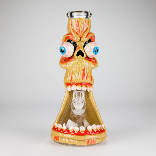 12" Monster Zombie Face Glass Bong – 9mm Thick Bongs RMG WHOLESALE