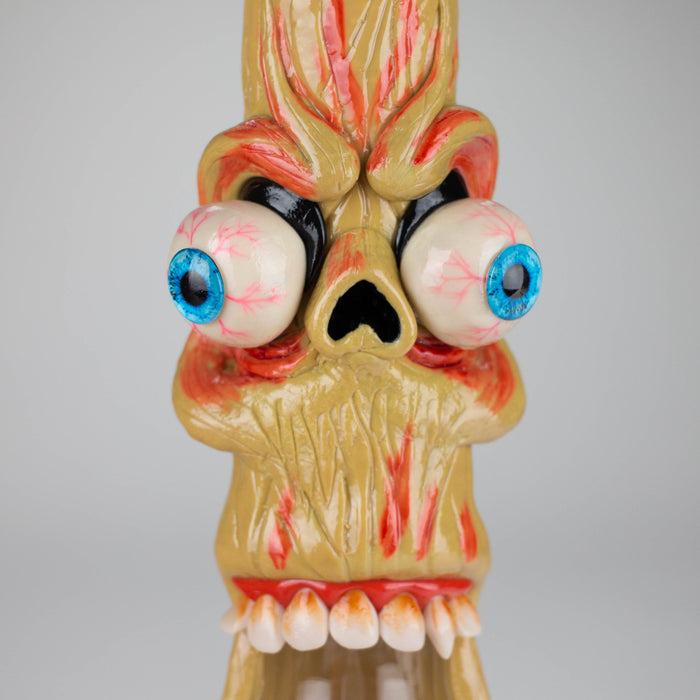 12" Monster Zombie Face Glass Bong – 9mm Thick Resin · Silicone · Plastic Bong RMG WHOLESALE