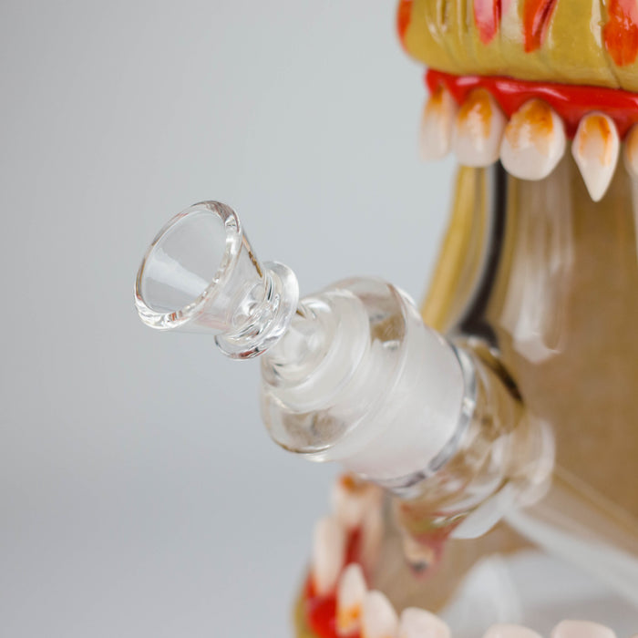 12" Monster Zombie Face Glass Bong – 9mm Thick Resin · Silicone · Plastic Bong RMG WHOLESALE