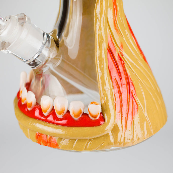 12" Monster Zombie Face Glass Bong – 9mm Thick Resin · Silicone · Plastic Bong RMG WHOLESALE