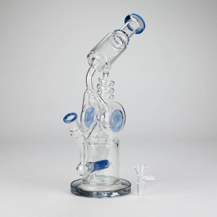 13" Telescope Coil Button Recycler Bong Bongs RMG WHOLESALE
