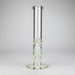 15" Cylindrical Clear Glass Water Pipe – 7mm Thick with Ice Catcher Straight Tube Bong with Wide Base & Deep Bowl Glass Bong RMG WHOLESALE