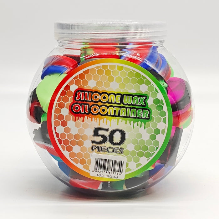 7ml Silicone 710 Wax Container Jar of 50 Storage Super Supplys Inc