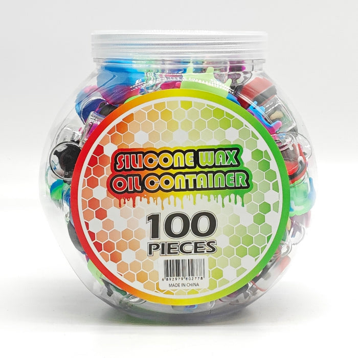 5ml Silicone Wax Container Jar of 100 Storage Super Supplys Inc