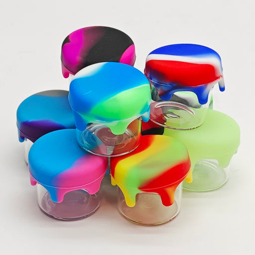 5ml Silicone Skull Wax Container Jar of 100_0