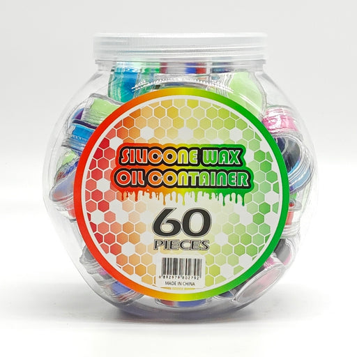 10ml Silicone Skull Wax Container Jar of 60_1