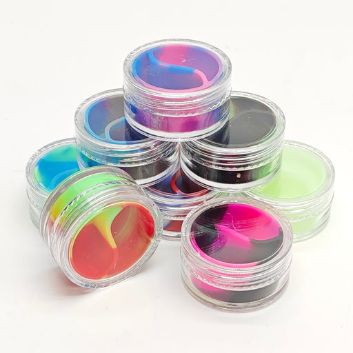 10ml Silicone Skull Wax Container Jar of 60_0