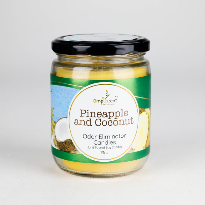 Ampliscent | Candles Odor Eliminator – 13oz Candles Canadian Distributor Pineapple & Coconut