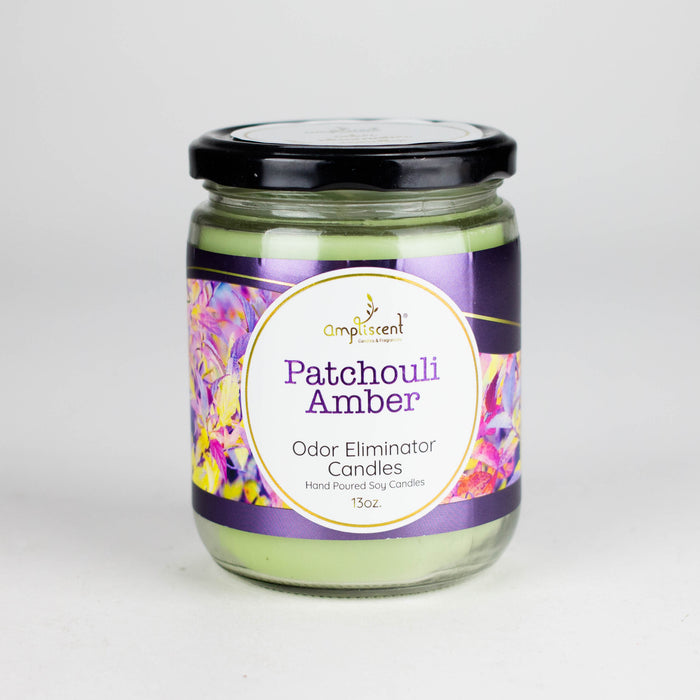 Ampliscent | Candles Odor Eliminator – 13oz Candles Canadian Distributor Patchouli Amber