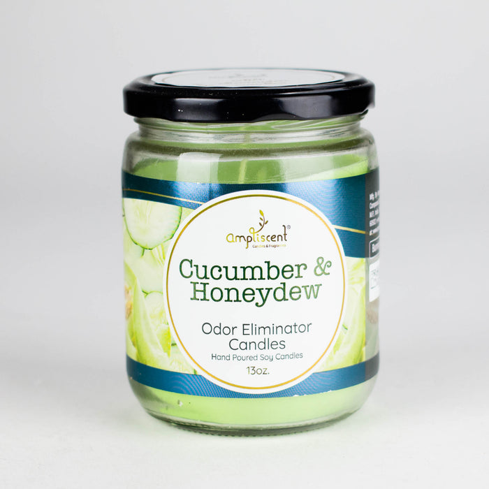 Ampliscent | Candles Odor Eliminator – 13oz Candles Canadian Distributor Cucumber & Honey Dew