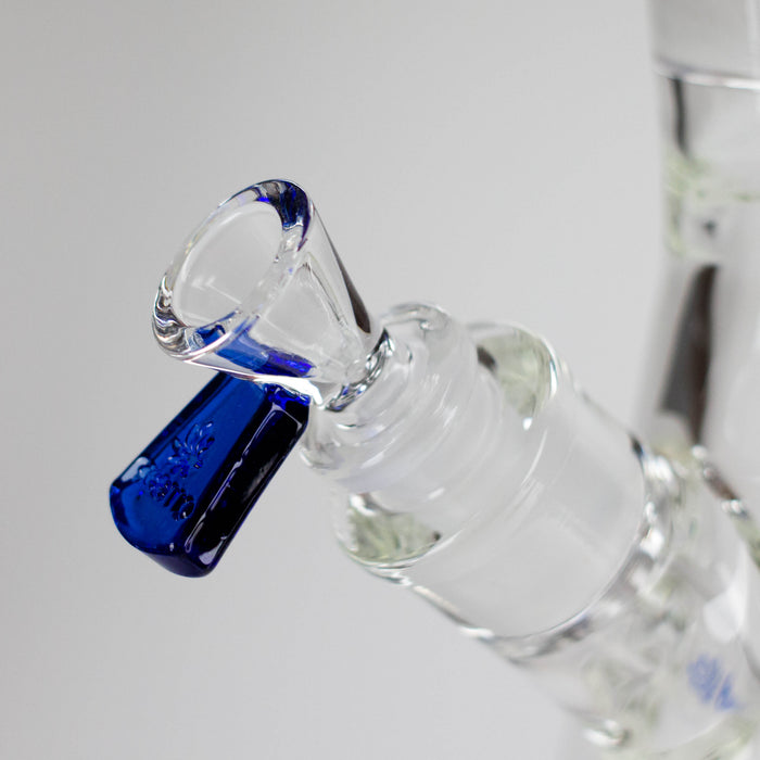 Preemo | 8" Hexagonal Beaker Base – 7mm Thick Geometric Glass [P028] Bongs preemo