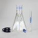 Preemo | 8" Hexagonal Beaker Base – 7mm Thick Geometric Glass [P028] Bongs preemo