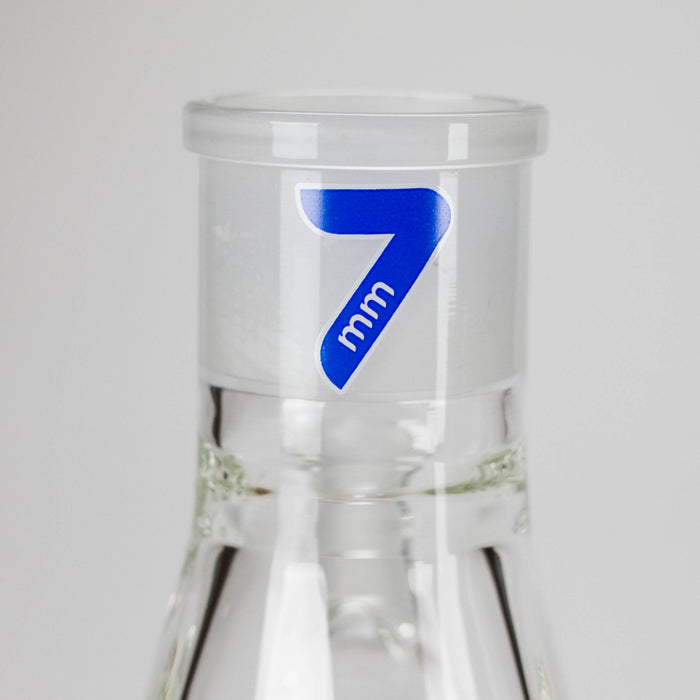 Preemo | 8" Hexagonal Beaker Base – 7mm Thick Geometric Glass [P028] Bongs preemo