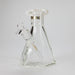 Preemo | 8" Hexagonal Beaker Base – 7mm Thick Geometric Glass [P028] Bongs preemo GOLD