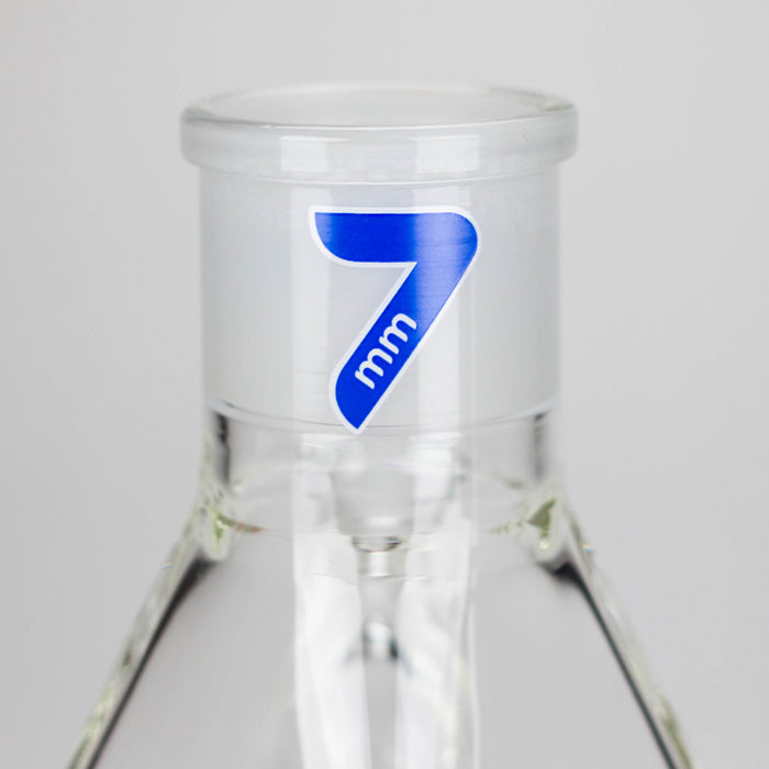 Preemo | 8" Pyramid Beaker Base – 7mm Thick Glass DIY Piece [P006] Glass Bong preemo