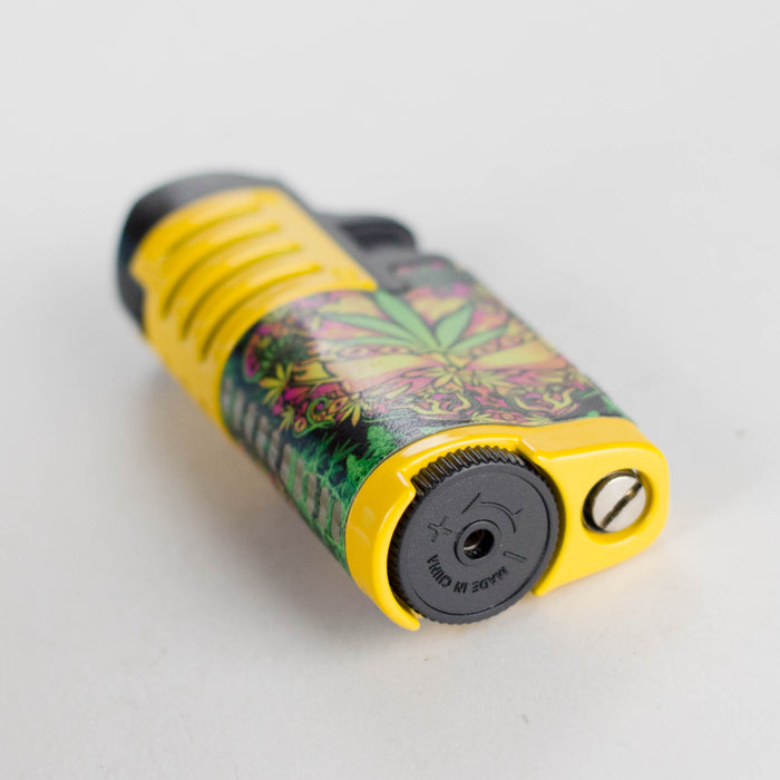 Soul Torches | Multi-Color Triple Jet Flame Torch Lighter with Cigar Punch – 12 Count Display [Model 1807] Torch Canadian Distributor