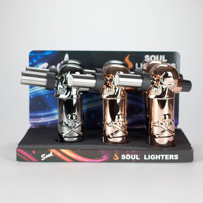 Soul Torches | Multi Color Torch lighter - 6 Count Display [135] Lighters Canadian Distributor