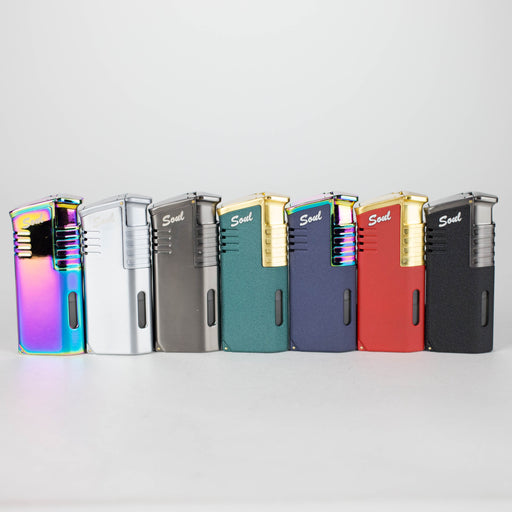 Soul Torches | Multi Color Torch lighter - 9 Count Display [1808] Lighters Canadian Distributor