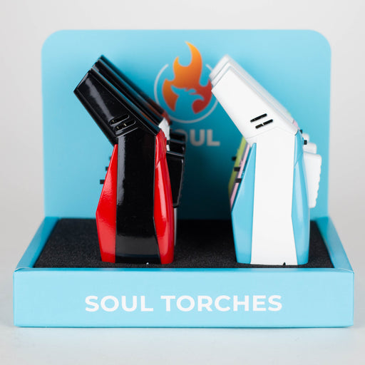 Soul Torches | Multi Color Torch lighter - 6 Count Display [1817] Lighters Canadian Distributor