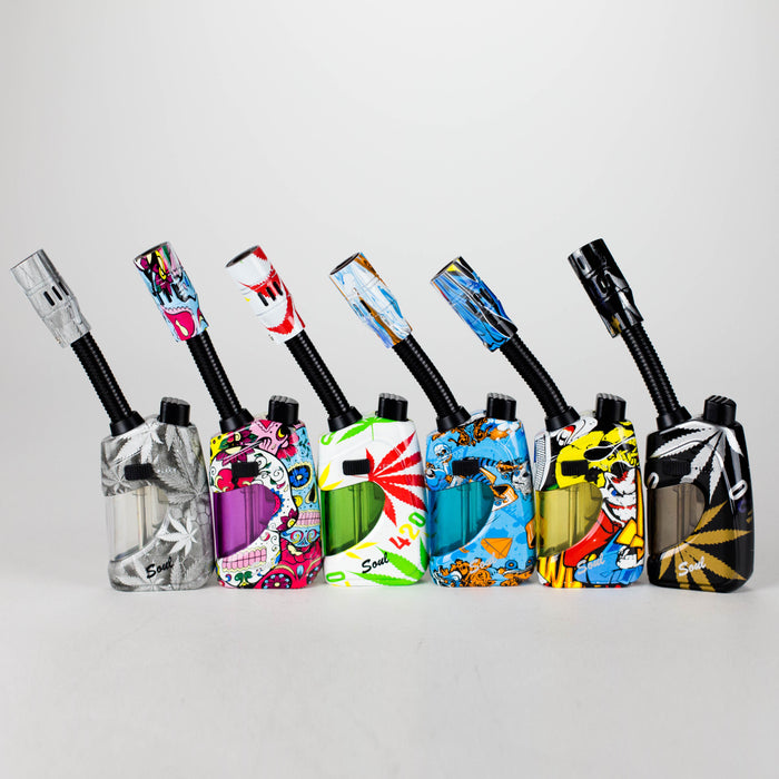 Soul Torches | Multi-Color Torch Lighter - 9 Count Display [1811] Lighters Canadian Distributor