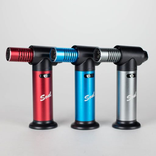 Soul Torches | Multi Color Torch Lighter – 6 Count Display [1804] | 4-Jet Flames Lighters Canadian Distributor
