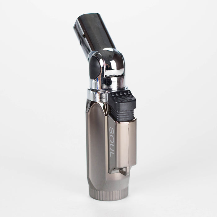 Soul Torch | 4 Jet Flames Torch Lighter – 12 Count Display [15169] | Rotatable Angle Nozzle Lighters Canadian Distributor