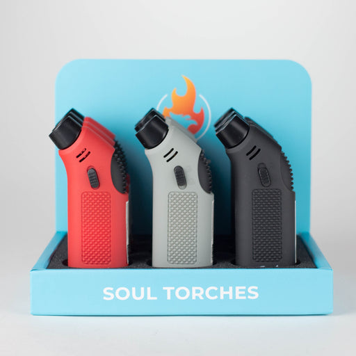 Soul Torches | Multi Color Torch lighter - 9 Count Display [1828] Lighters Canadian Distributor