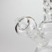 6" Twist Neck Glass Bong with Water Diffuser | 14mm Bowl Joint | Stemless Design Bongs Bongzie Smokes