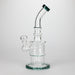 11" Glass Bong with Water Diffuser | 14mm Bowl Joint | Stemless Design Other Shaped Bong Bongzie Smokes