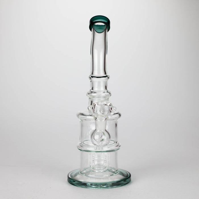 11" Glass Bong with Water Diffuser | 14mm Bowl Joint | Stemless Design Other Shaped Bong Bongzie Smokes