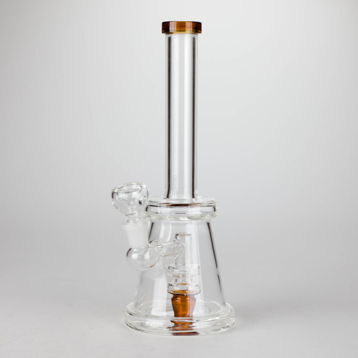 11" Glass Bong with Diffuser | 14mm Bowl Joint | Stemless Design Bongs Bongzie Smokes