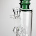 11" Colour Tube Glass Bong with Water Diffuser | 14mm Bowl Joint | Stemless Design Glass Bong Bongzie Smokes