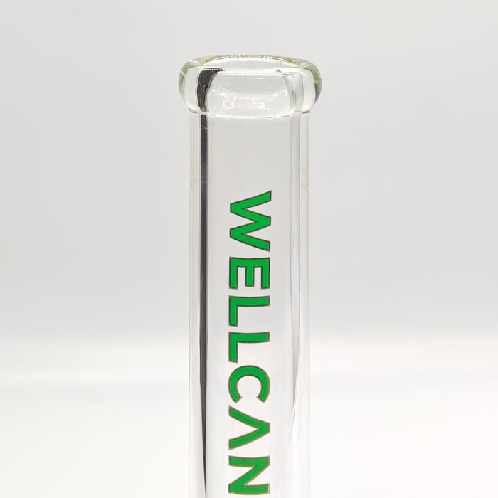 Wellcan | 15" 7mm Psychedelic Thickened Beaker Glass Bong Glass Bong Super Supplys Inc