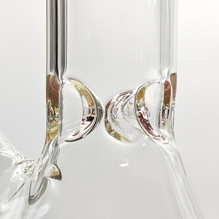 8" Color 4mm Beaker Glass Bong Glass Bong Super Supplys Inc