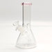 8" Color 4mm Beaker Glass Bong Glass Bong Super Supplys Inc Pink