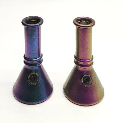 6" Iridescent Gradient Beaker Waterpipe 10Pcs/Box Bongs Super Supplys Inc