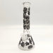 14" Glow in the dark 5mm Beaker Glass Bong Glass Bong Super Supplys Inc F