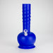 HIT | 12" Silicone Round Water Pipe - with Glass Bowl and Downstem Resin · Silicone · Plastic Bong NIBO Distribution